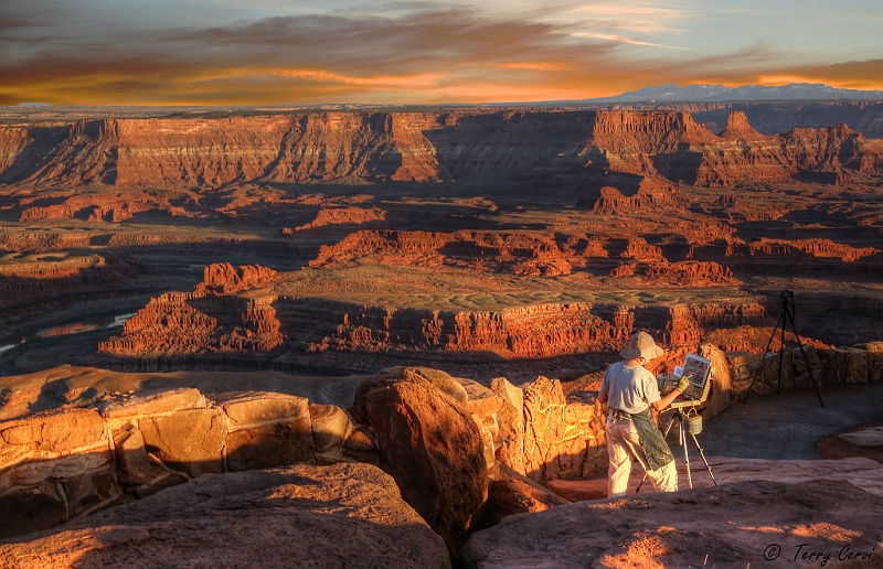 August 2015 Photo Contest Grand Prize Winner - Painting Dead Horse Point